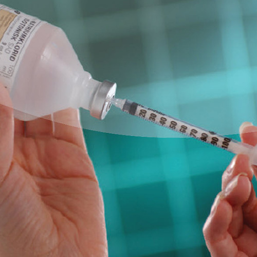 1000 ml flacon PEHD Ø 32 mm felskraag